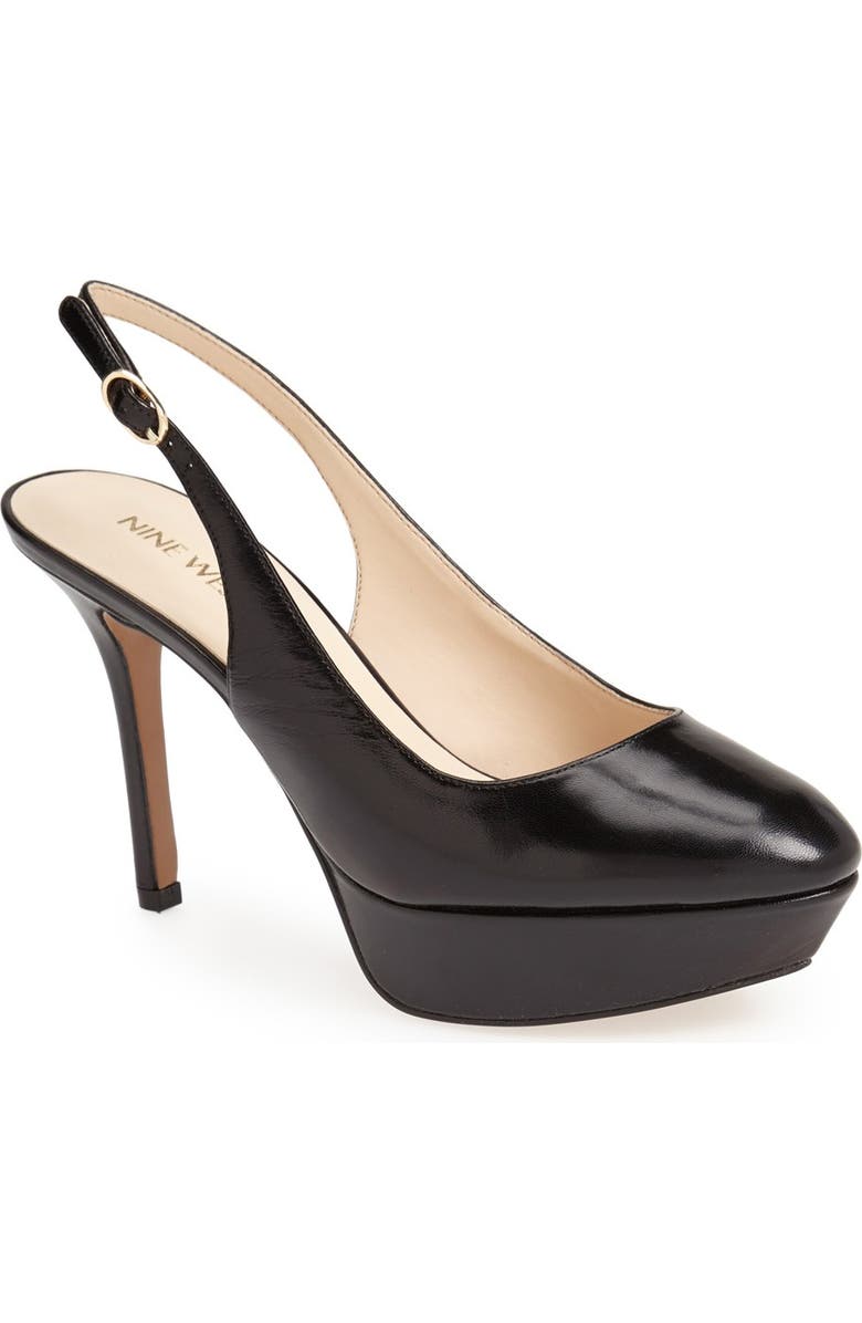 Nine West 'Cozelle' Platform Slingback Pump, Main, color,
