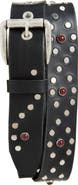 OUR LEGACY Vortex Studded Leather Belt