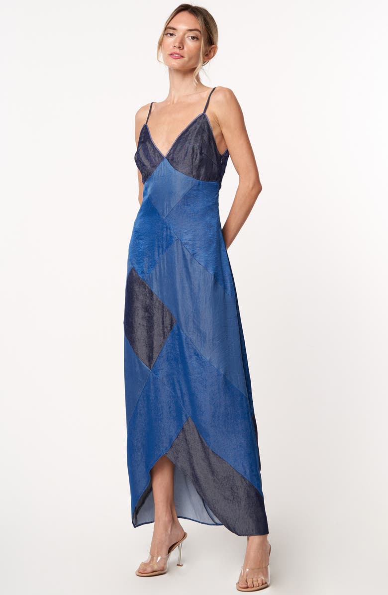 CIEBON Derica Patchwork Slipdress, Alternate, color, 