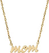 Kate Spade New York dear mom pendant necklace