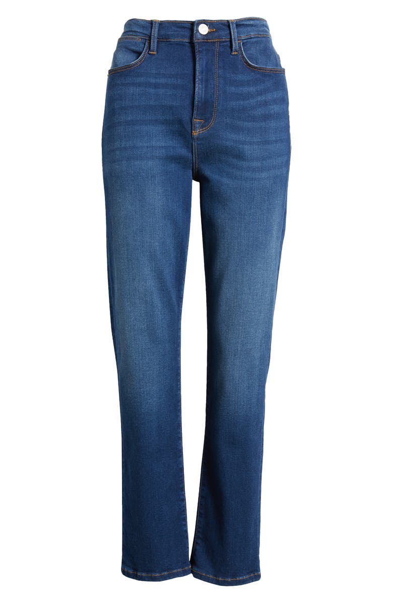 FRAME Le Super High Waist Straight Leg Jeans, Alternate, color,