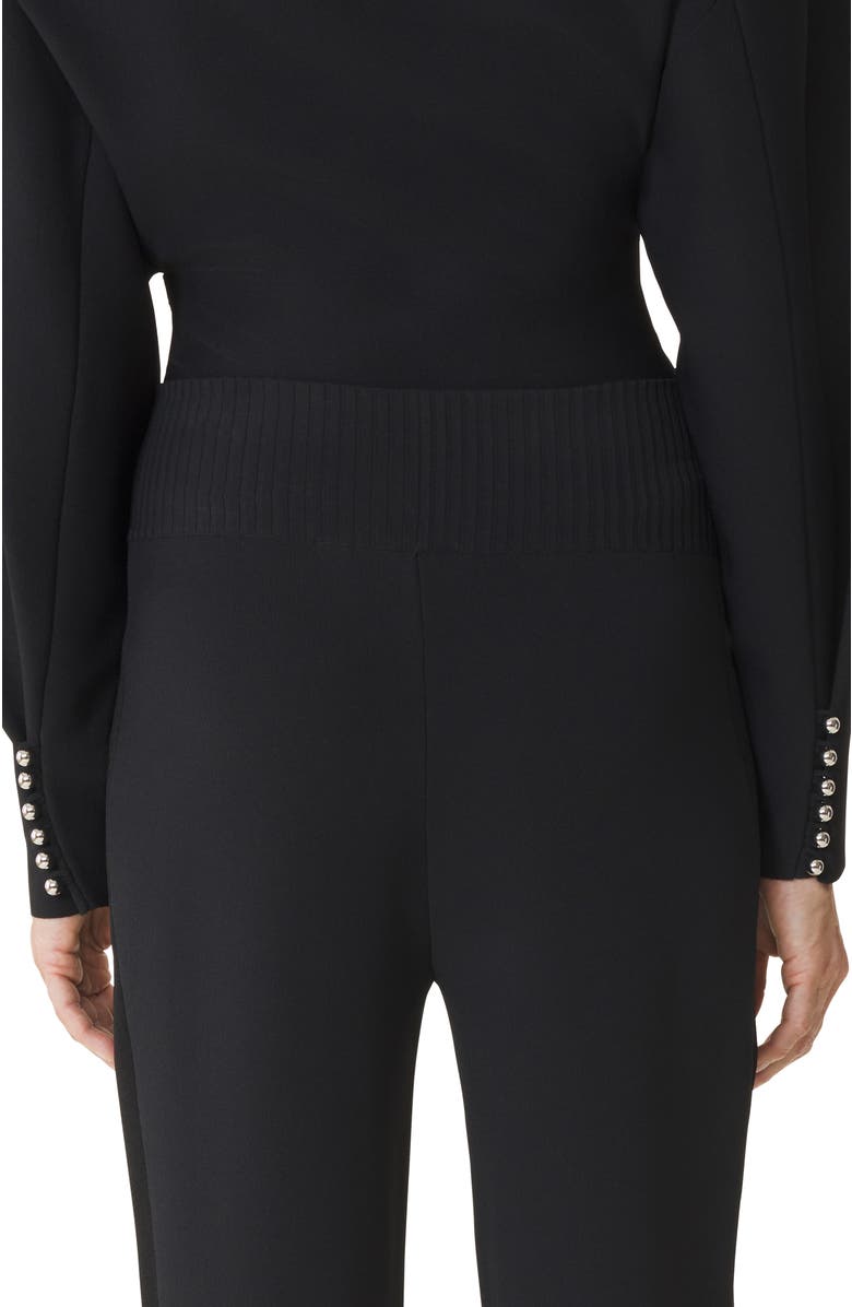 Lanvin Black Viscose Leggings, Alternate, color, Black