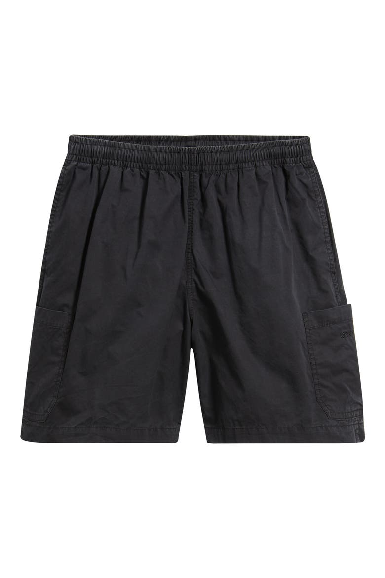 Easy Nelson Cotton Cargo Shorts, Alternate, color, DIGITAL BLACK FADED WASH
