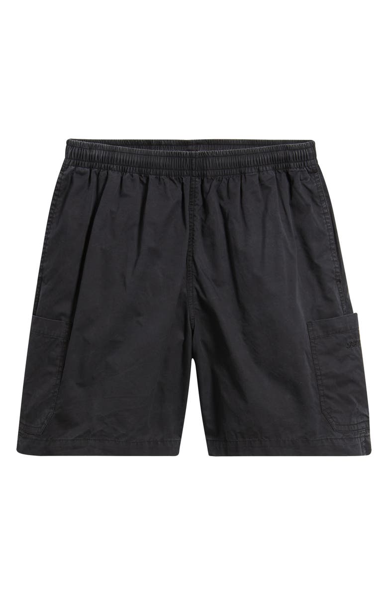 Obey Easy Nelson Cotton Cargo Shorts, Alternate, color, Digital Black Faded Wash