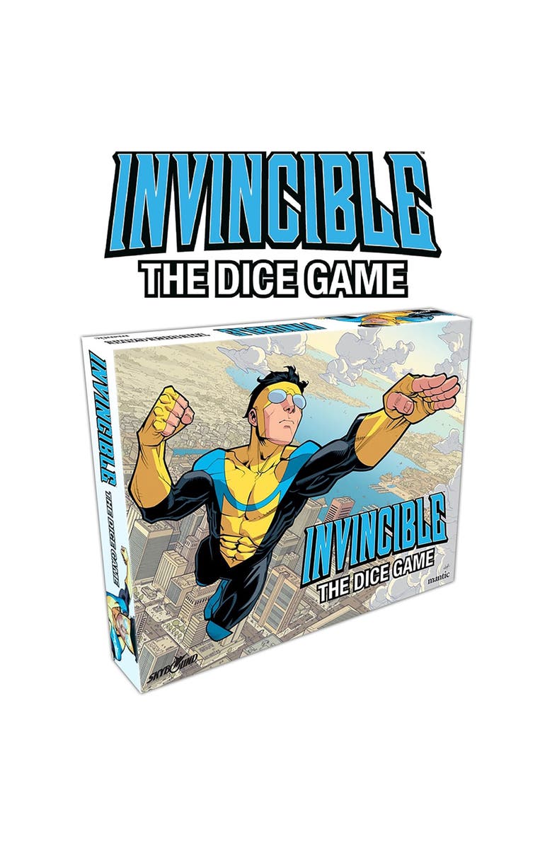 Mantic Games Invincible The Dice Game Fast Paced Push Your Luck Dice Rolling Game, Ages 10+, Alternate, color, Multicolored