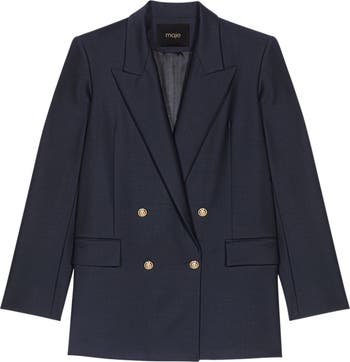 ジャケット・アウター Trois Gold Button Blazer navy maje Blazer with gold buttons | Nordstrom