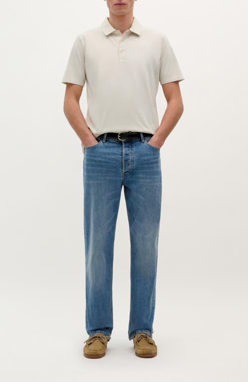 Scalpers Icon Jersey Polo In Neutral