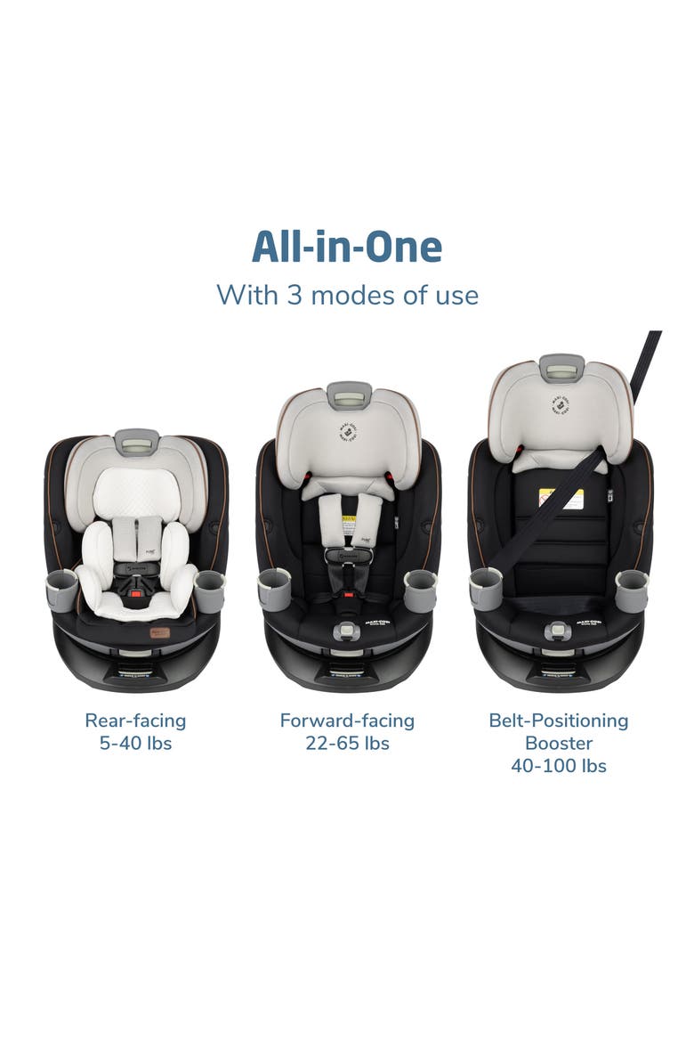 Emme 360™ All-In-One Rotating Convertible Car Seat (Nordstrom Exclusive), Alternate, color, ONYX SAND