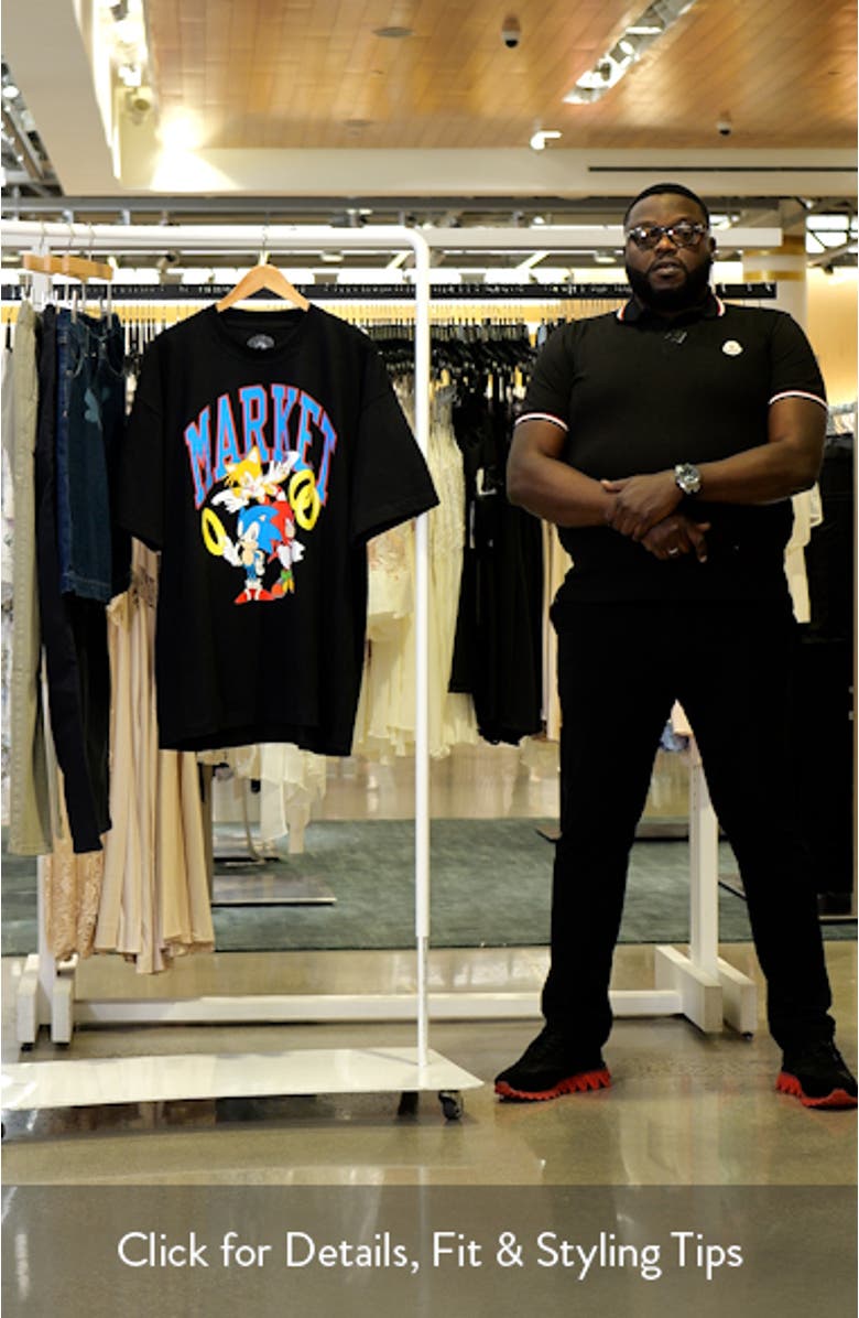 x Sonic the Hedgehodge Logo Graphic T-Shirt, sales video thumbnail