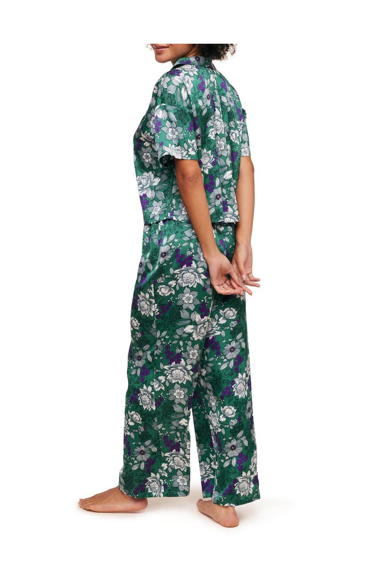Verica Pajama Top & Pants Set, Alternate, color, Floral green