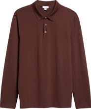 Sunspel Long Sleeve Supima® Cotton Polo