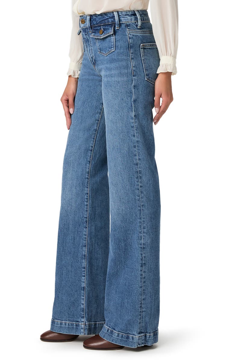 PAIGE Leenah High Waist Wide Leg Jeans, Alternate, color, Coventry