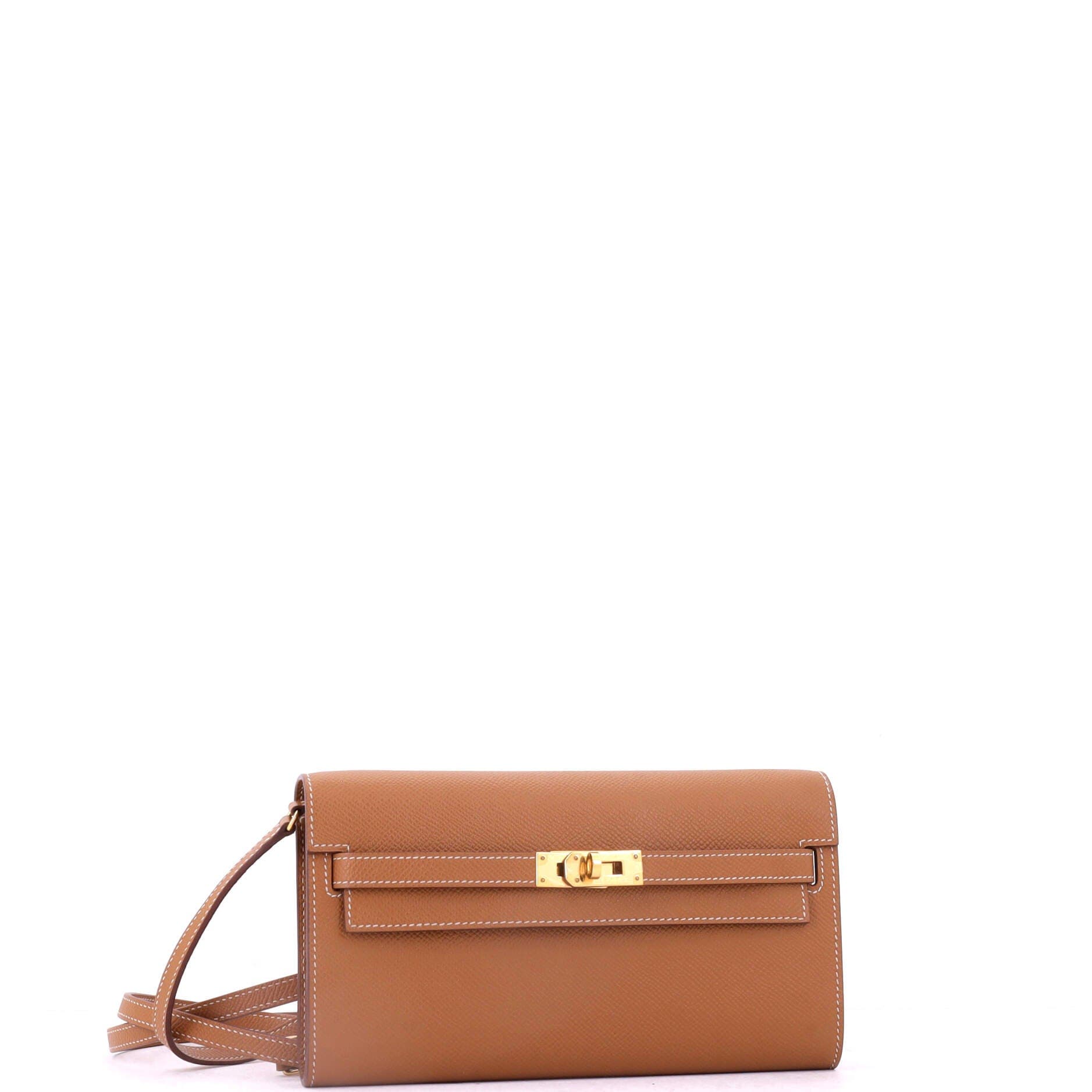 Kelly To Go Wallet Epsom, Alternate, color, Metallic Gold