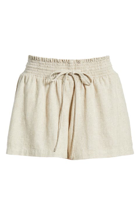 Linen Blend Shorts