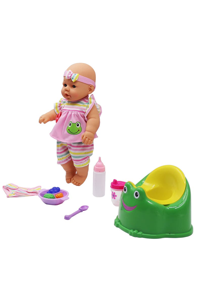 Dream Collection New Born Baby Doll Care Set with Training Potty, Alternate, color, Multicolored