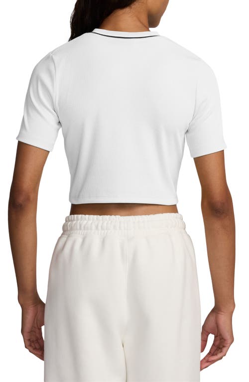 Jordan Stripe Crewneck Crop Top