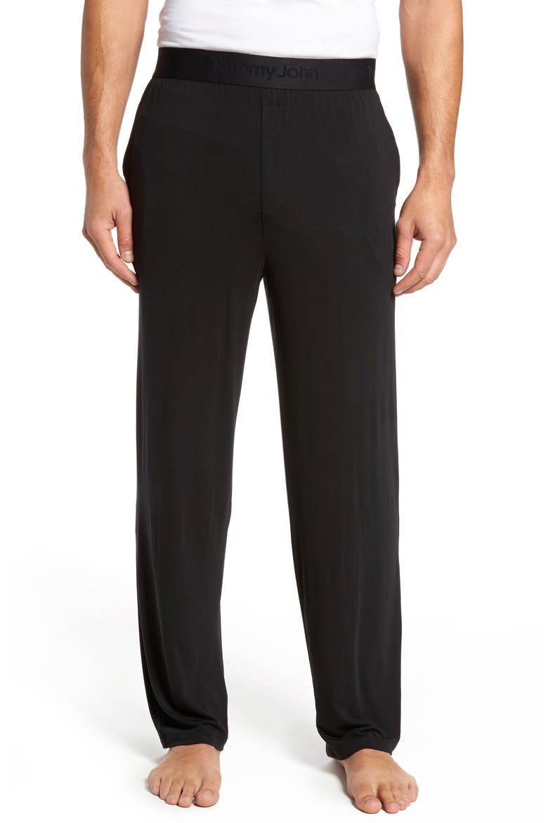 Second Skin Pajama Pants, Main, color, BLACK