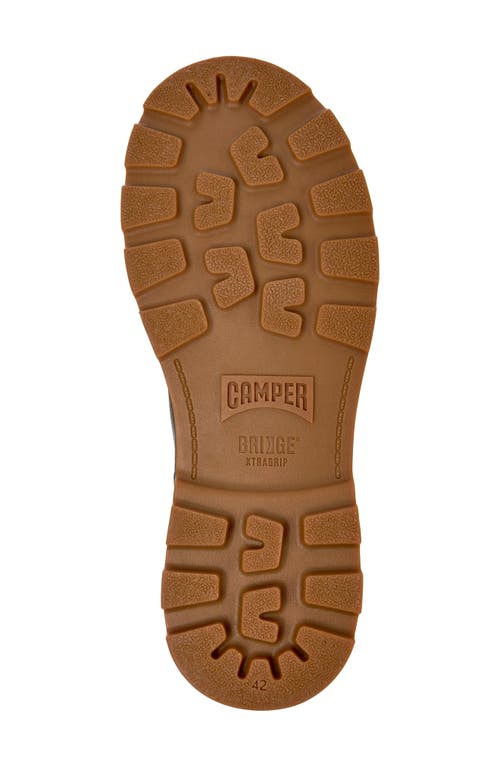 Camper Brutus Lace-up Leather Boots In Green