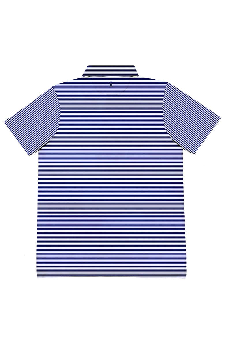 Stripe Yarn-Dye Performance Polo Shirt, Alternate, color, Navy/White