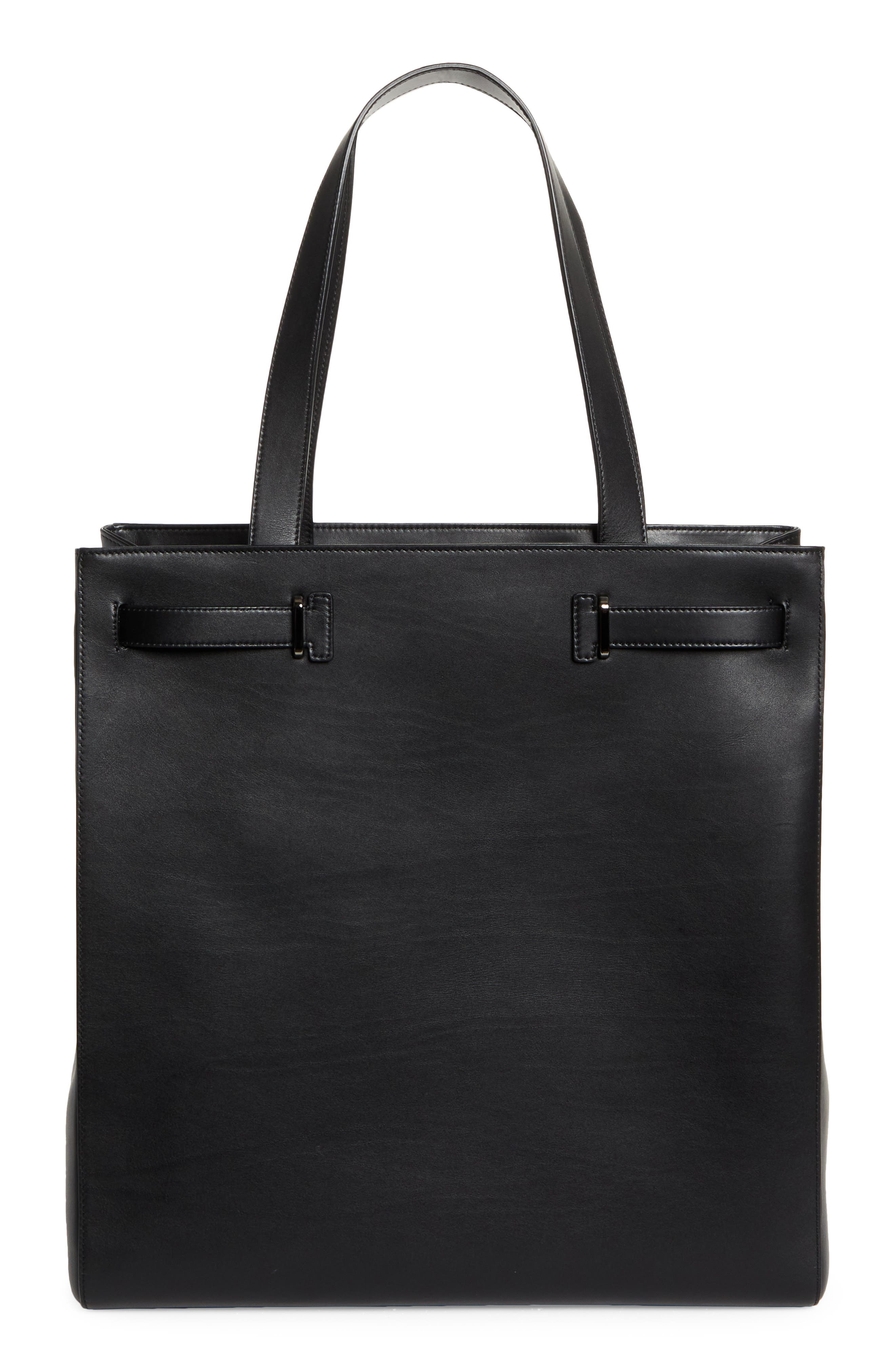 Christian Louboutin Kypipouch Calfskin Tote, Alternate, color, Black