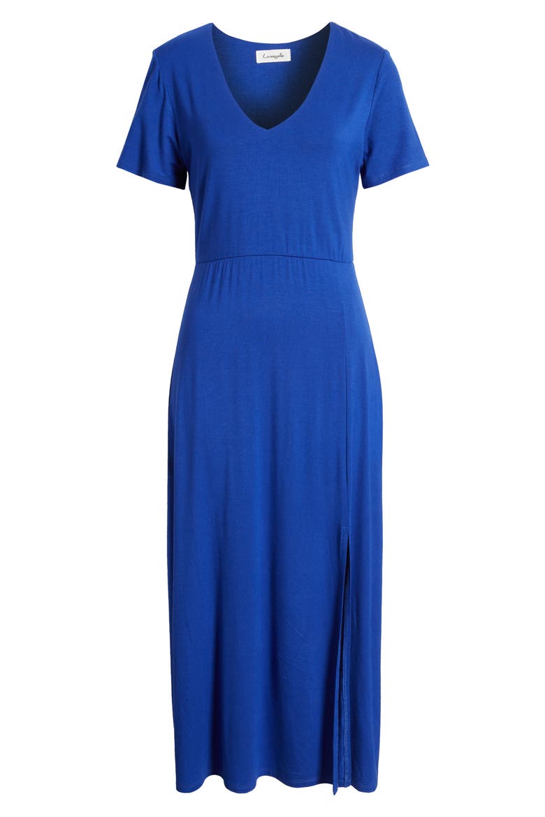 Midi Dress, Alternate, color, ROYAL