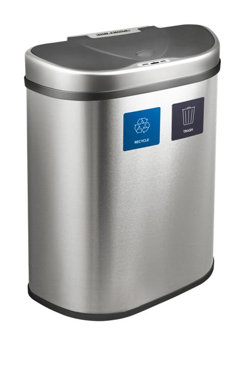 Dual Compartment Motion Sensor Trash Can - 18.5 Gallon