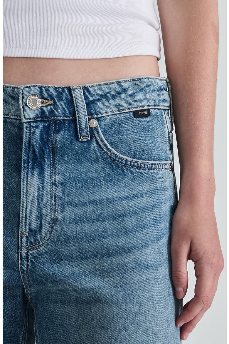 Siena Wide Leg Jeans, Alternate, color, MID BRUSHED LIGHT BL