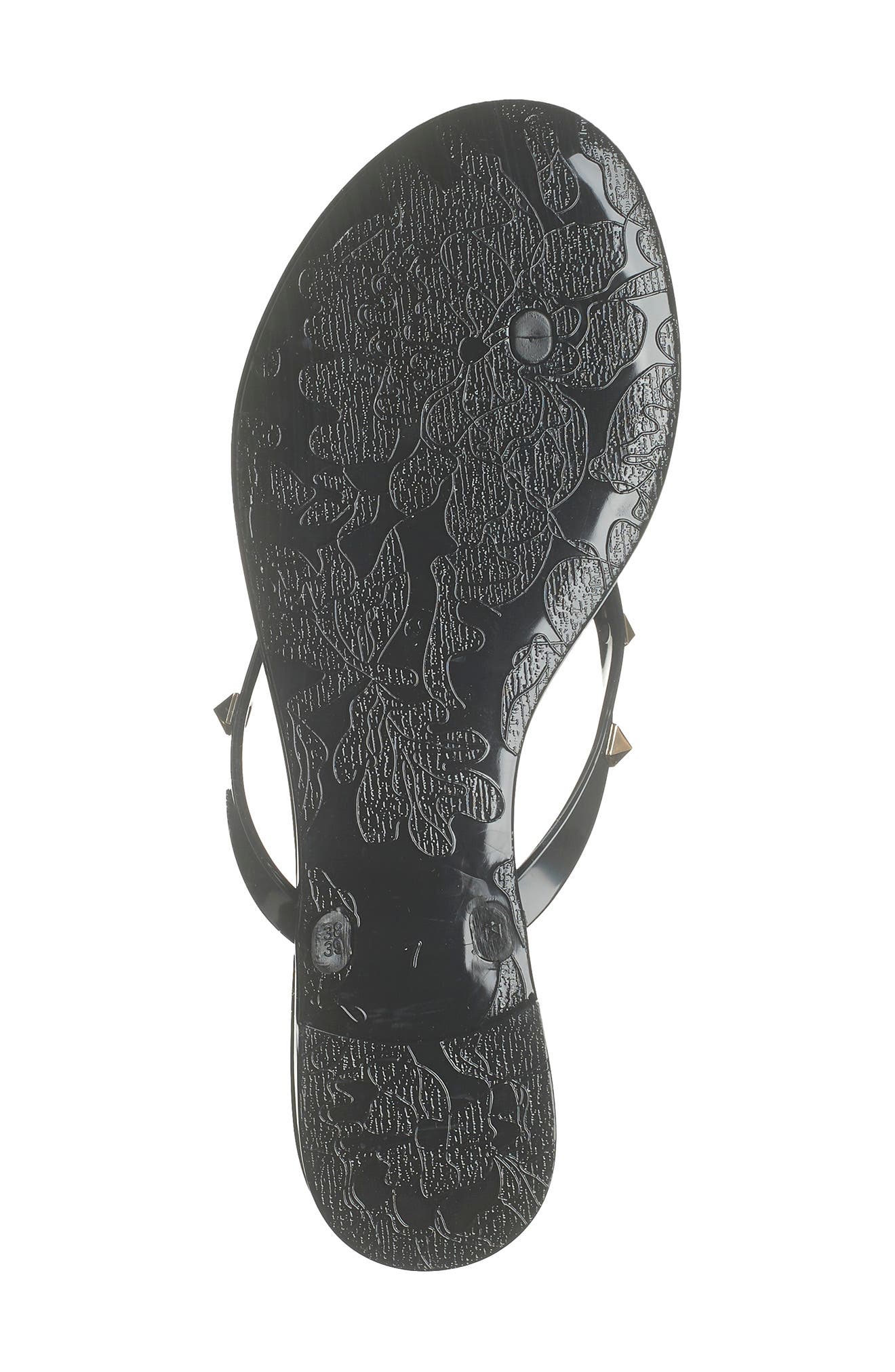 WILD DIVA LOUNGE Studded Jelly Sandal, Alternate, color, 