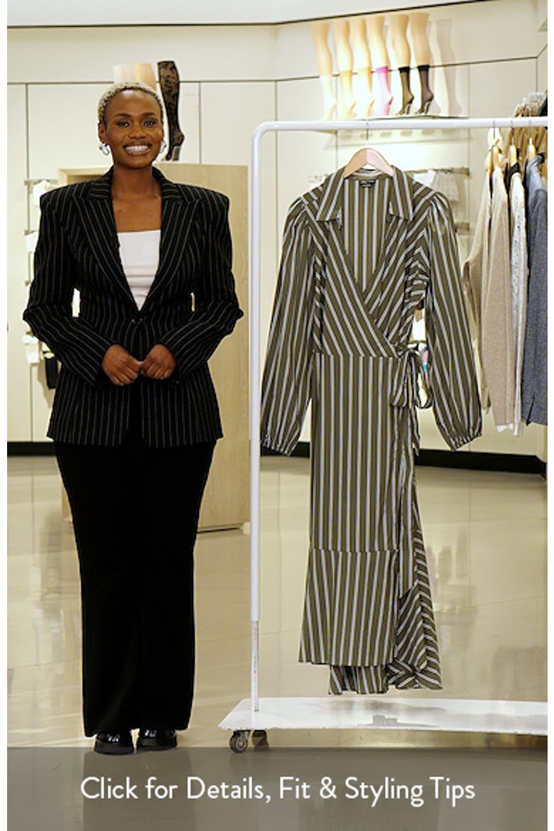 Brynn Stripe Long Sleeve Cotton Blend Dress video