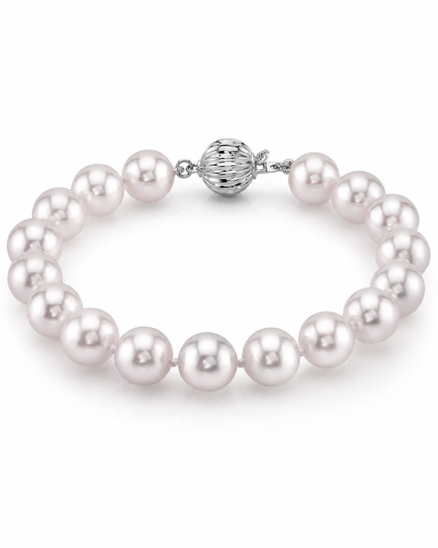 8.0-8.5mm Akoya White Pearl Bracelet