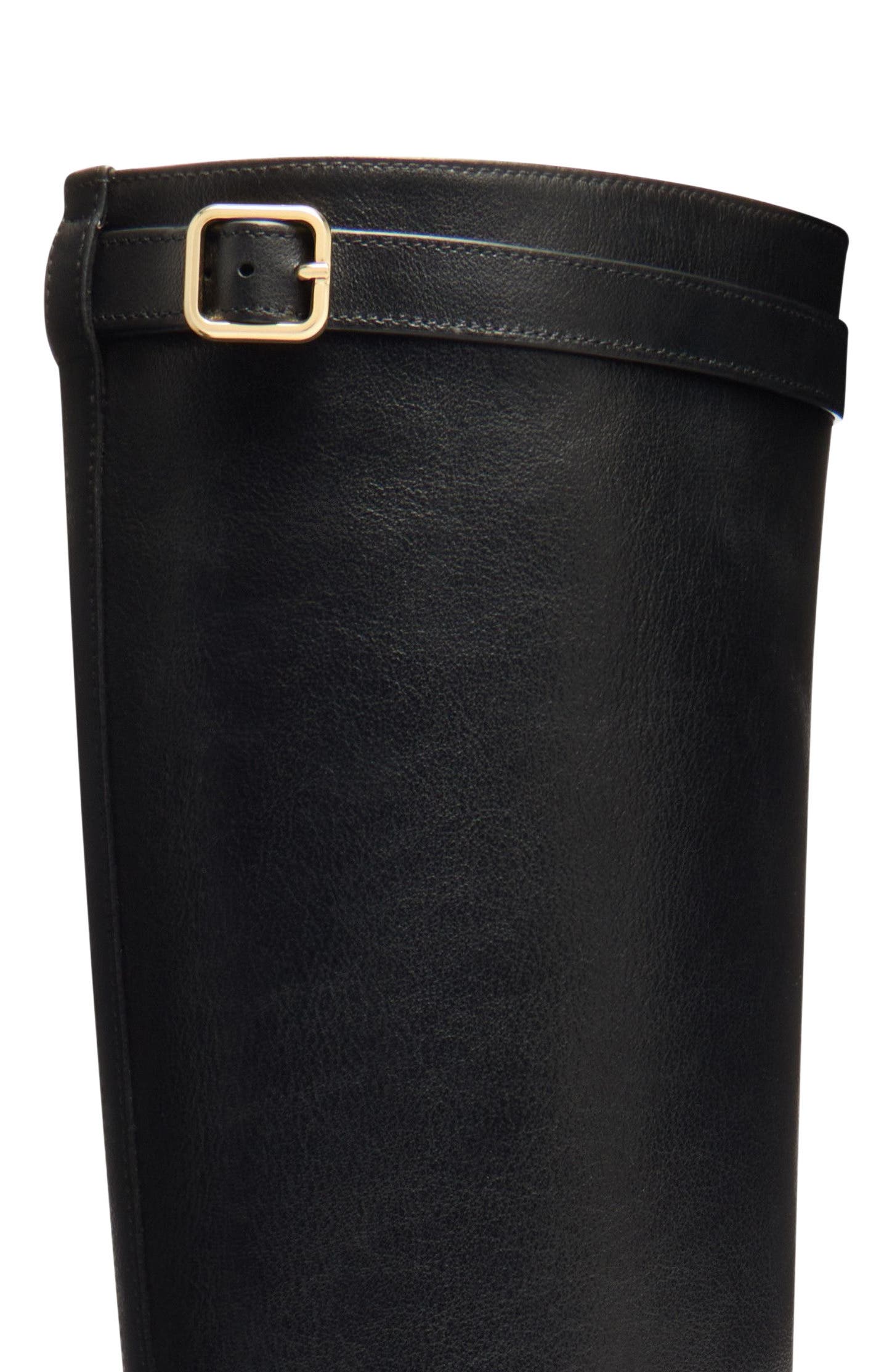 Santoni Women's  leather high-heel boot, Alternate, color, Black