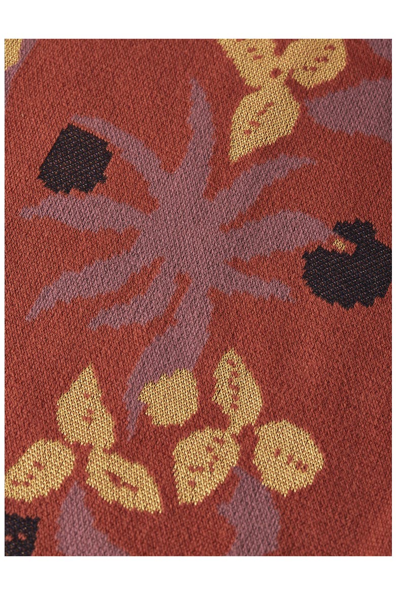 Jacquard Knit Short Sleeve, Alternate, color, DESERT BOSSA NOVA