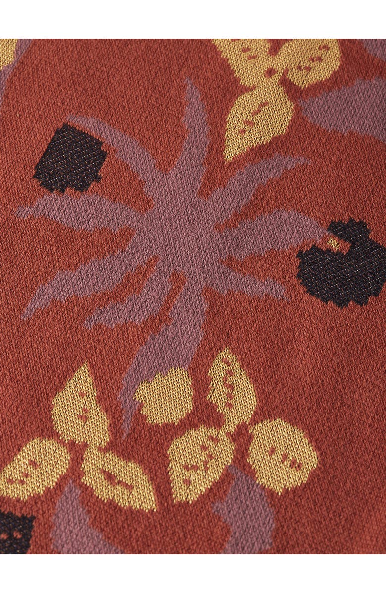 Scotch & Soda Jacquard Knit Short Sleeve, Alternate, color, Desert Bossa Nova