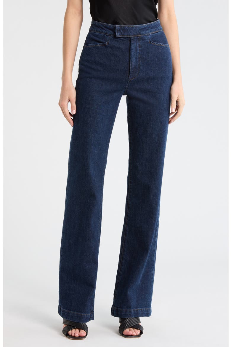 Stevie High Waist Bootcut Trouser Jeans, Main, color, BALLAST