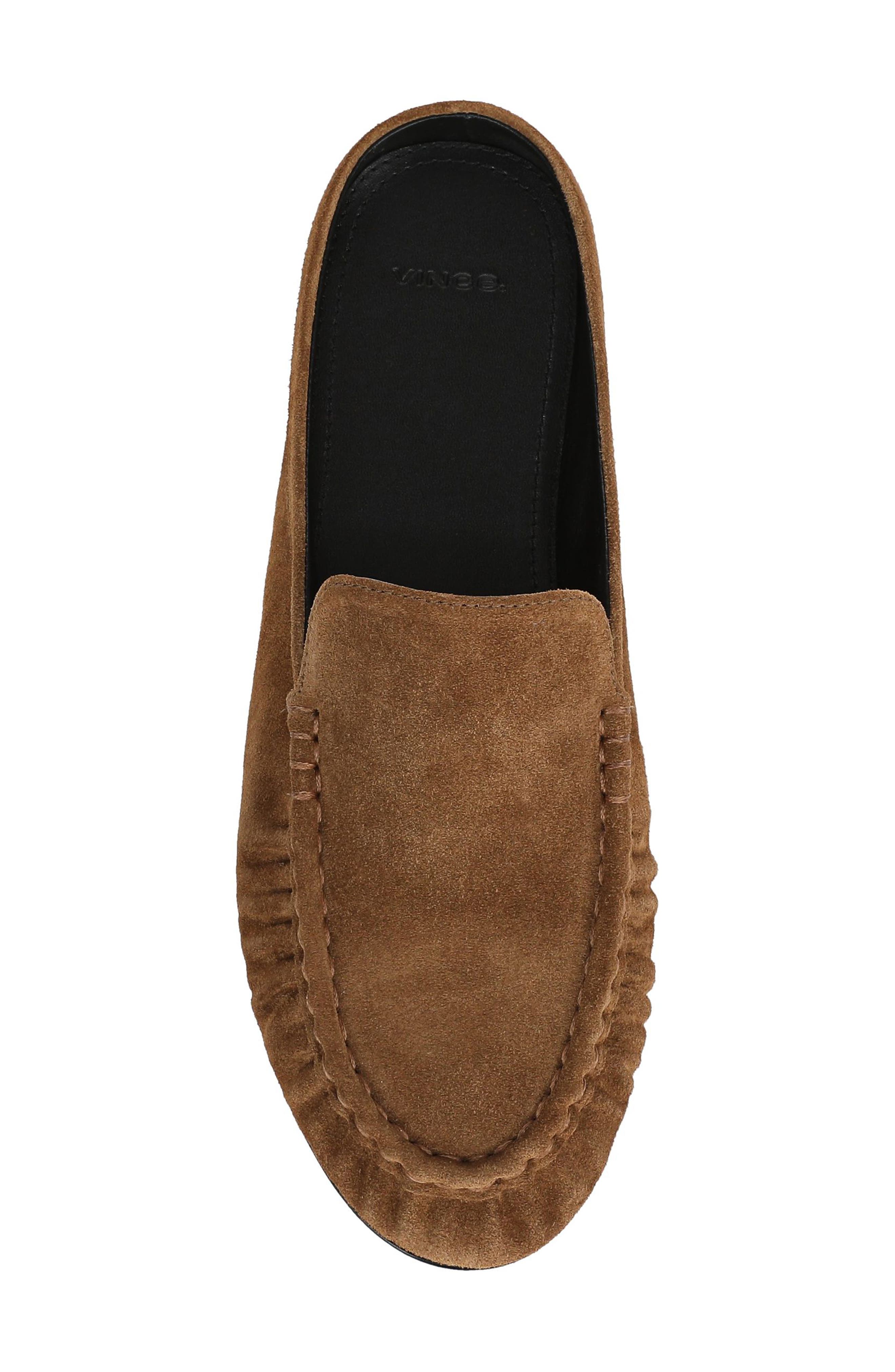 Tevin Ruched Apron Toe Mule, Alternate, color, ELMWOOD