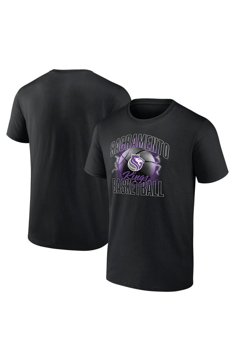 FANATICS Men's Fanatics Branded Black Sacramento Kings Match Up T-Shirt, Main, color, 
