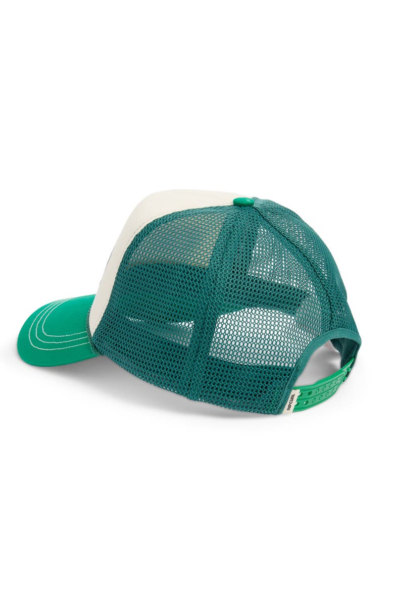 Rip Curl Mixed Revival Trucker Hat, Alternate, color, Green