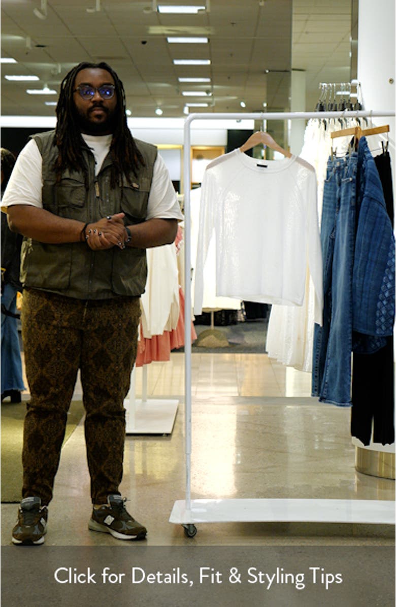 Crewneck Raglan Sleeve Sweater, sales video thumbnail