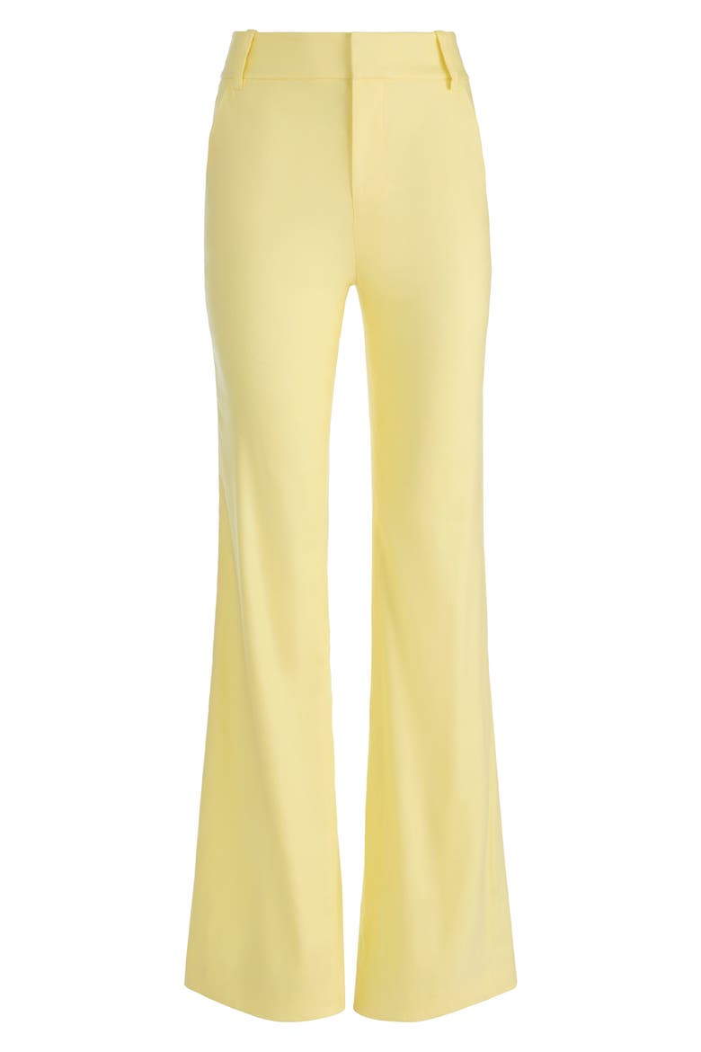 Lula Linen Blend Flare Leg Pants, Alternate, color, BUTTER