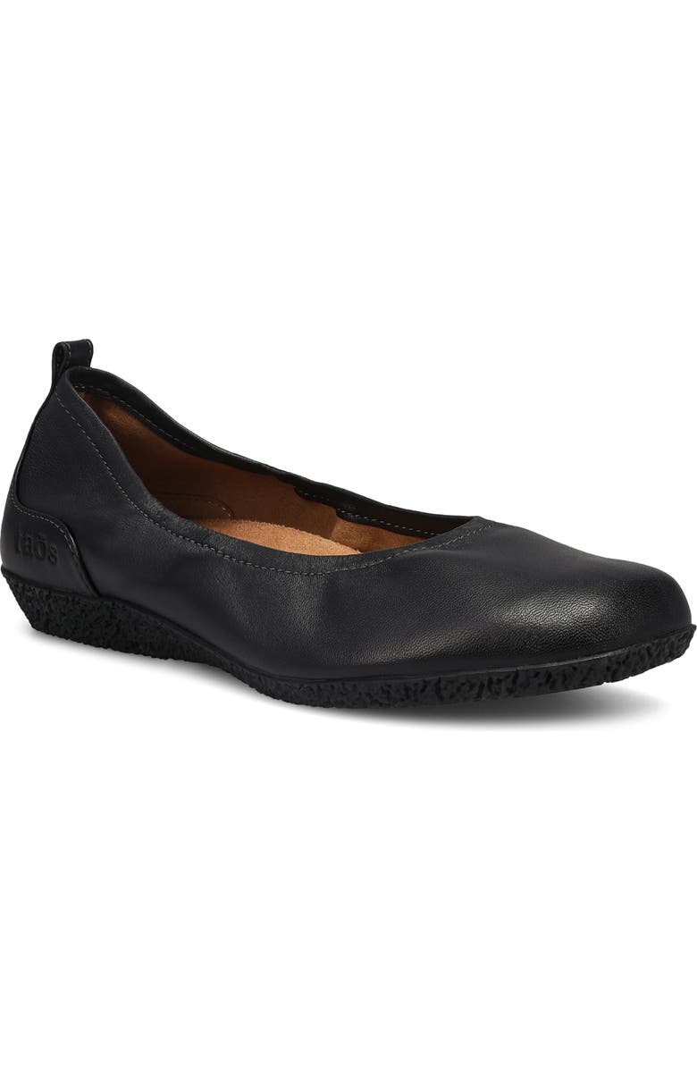 Taos Chit Chat Ballet Flat, Main, color, Black