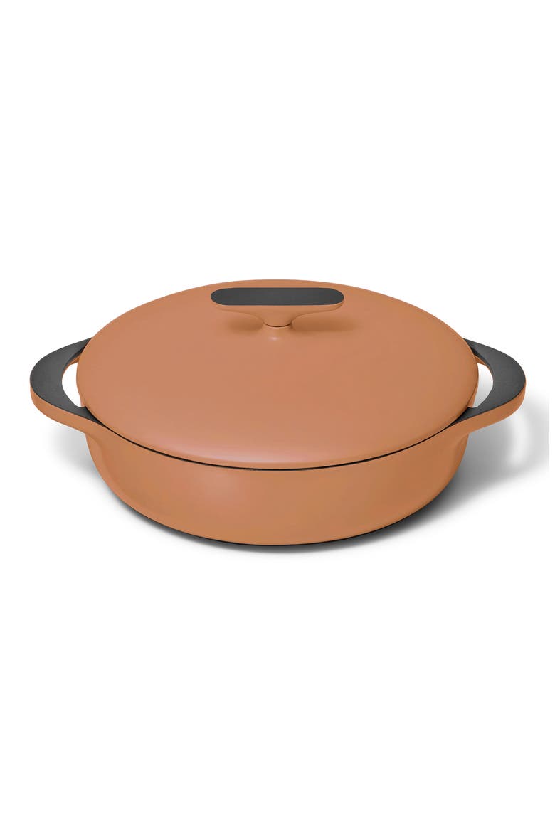 3.5-Quart Braiser with Domed Lid, Alternate, color, RUST