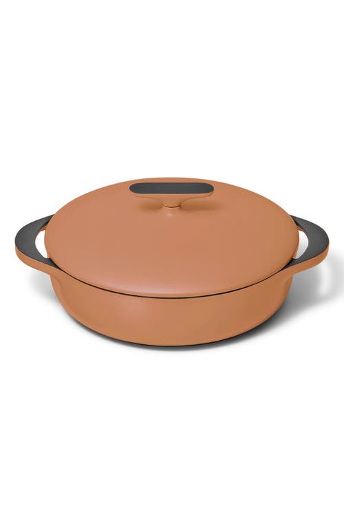 Caraway 3.5-quart Braiser With Domed Lid In Rust