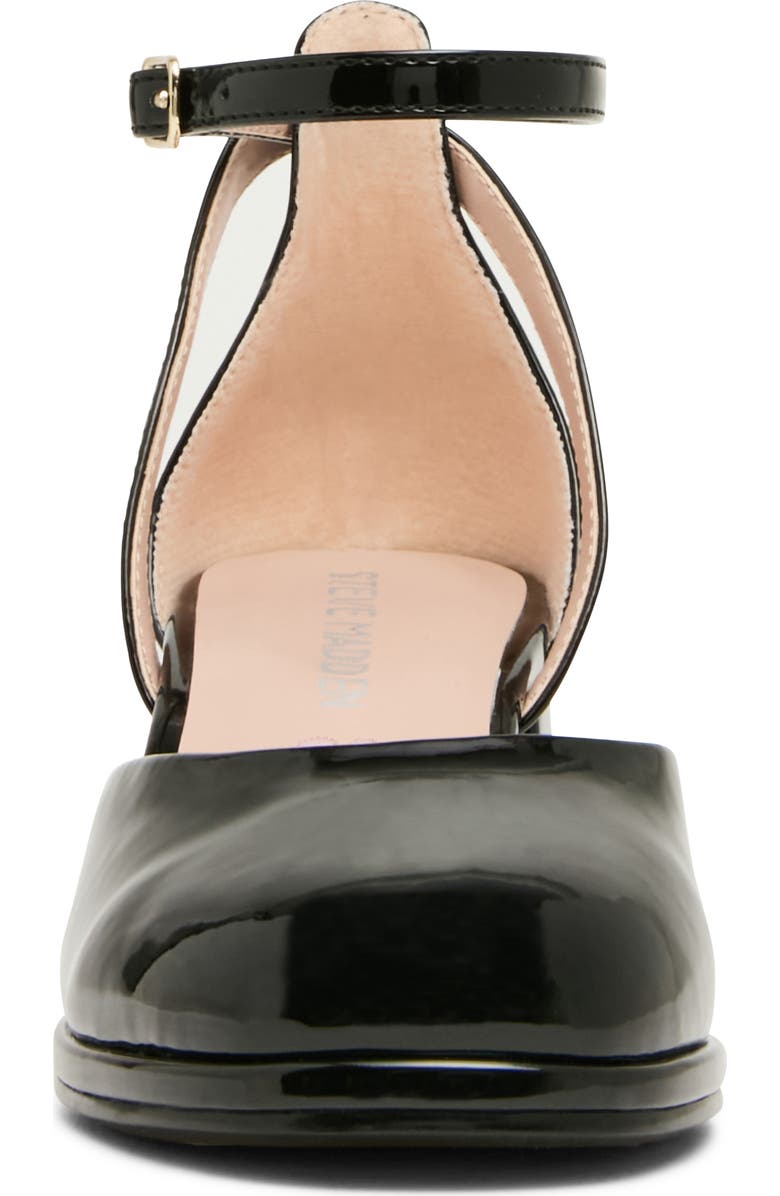 Steve Madden Kids' Jelinor Ankle Strap Platform Pump, Alternate, color, Black