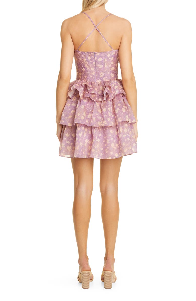 Ulla Johnson Celina Ruffle Cotton & Silk Dress, Alternate, color,