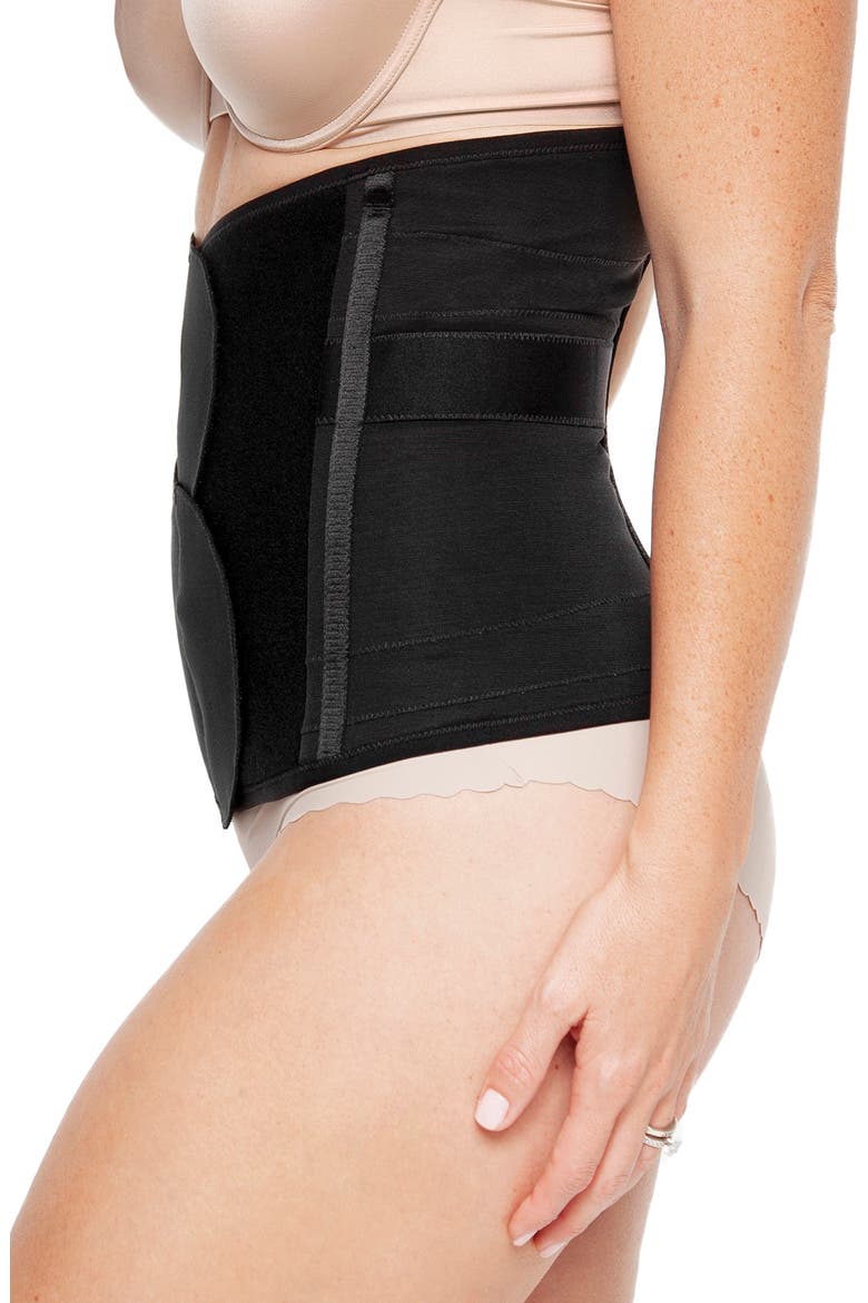 Luxe Belly Wrap, Alternate, color, BLACK