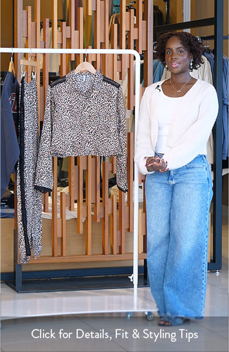 Silky Satin Crop Sleep Shirt, sales video thumbnail