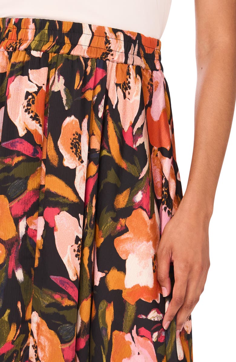 Ted Baker Floral Circle Maxi Skirt, Alternate, color, Buckthorn Brown