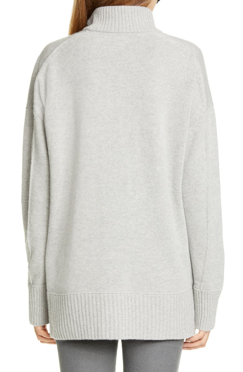 Lafayette 148 New York Zip Front Cardigan, Alternate, color, 