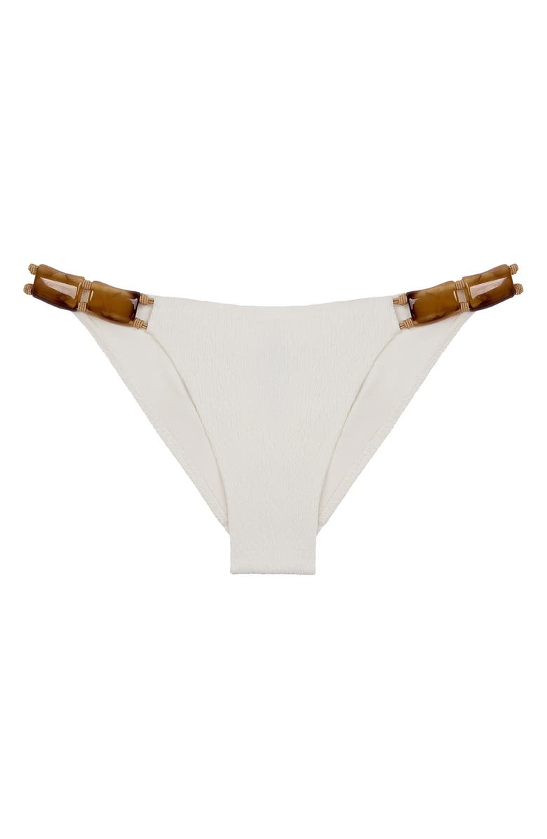 ViX Paula Hermanny Firenze Lesley Bikini Bottoms, Alternate, color, White