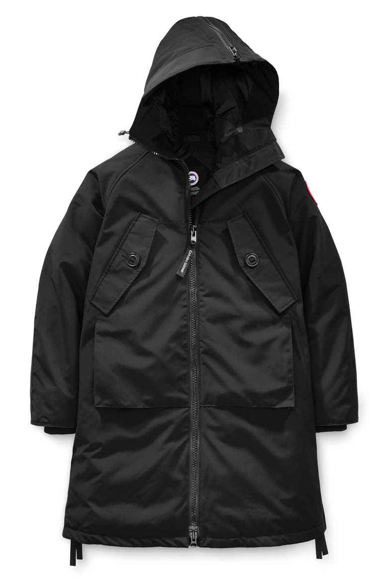 Olympia Down Parka, Alternate, color, BLACK